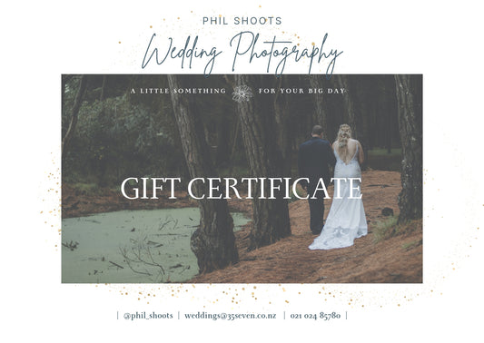 Wedding Photography - Gift Certificates